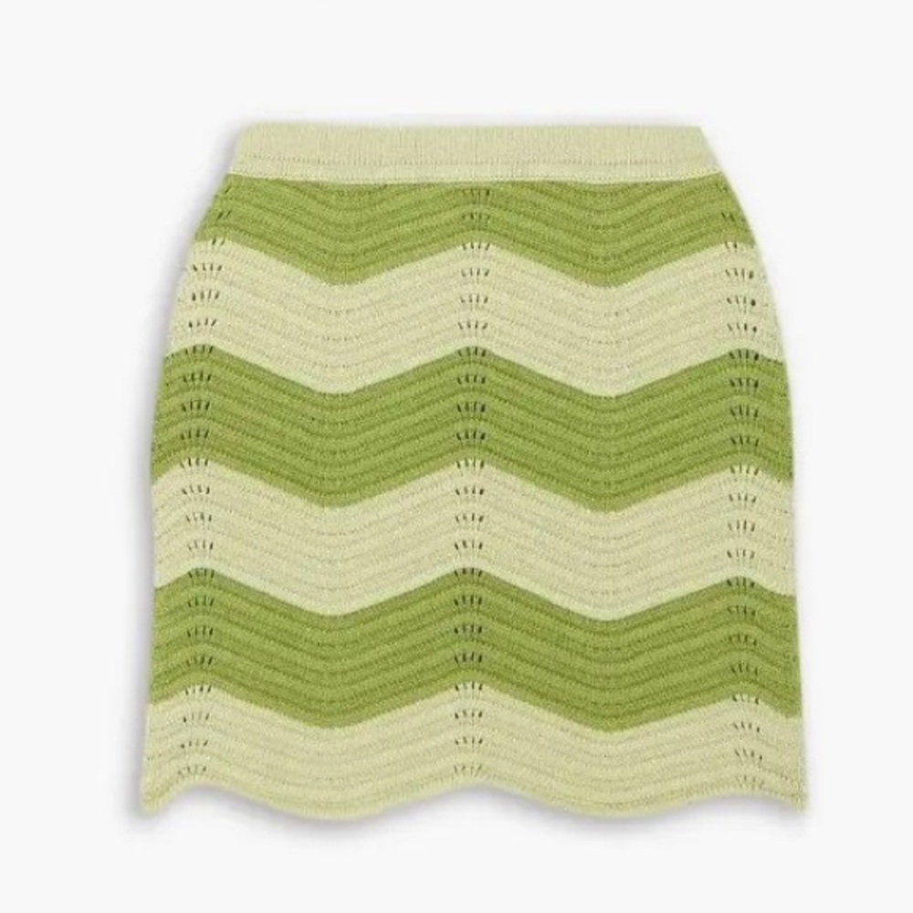 Reformation Knit Cotton Skirt